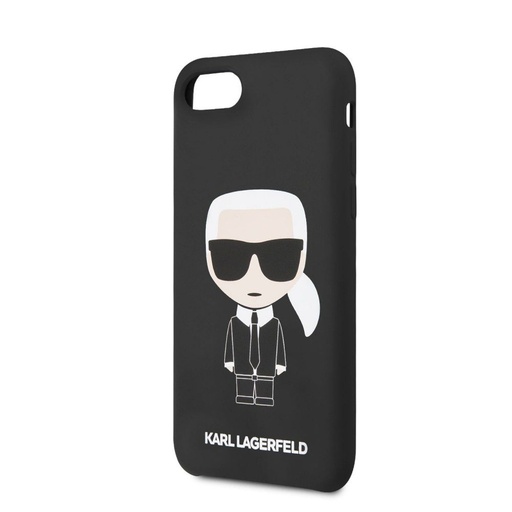 Apple iPhone 7 / iPhone 8 / iPhone SE 2020 / iPhone SE 2022 Karl Lagerfeld Full Body pro husă (Negru - KLHCI8SLFKBK)
