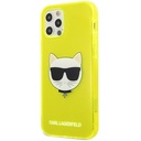 Apple iPhone 13 mini Karl Lagerfeld Choupette Head tok (Neonsárga) – KLHCP13SCHTRY