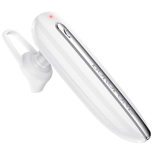 Borofone BC33 bluetooth headset, BT v5.0, 150 mAh baterie 12 ore apel/muzică és 200 ceas standby timp, alb