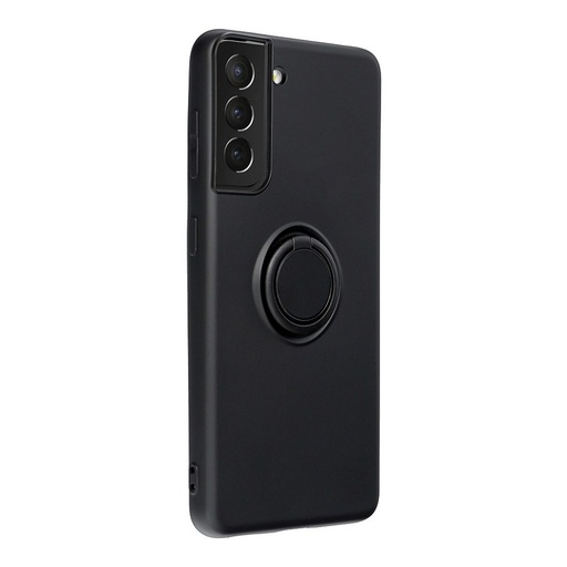 Samsung Galaxy S22 Plus silicone ring husă spate (Negru)