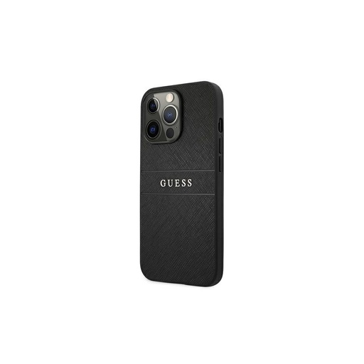 Apple iPhone 13 Guess PU Leather Saffiano husă (Negru) - GUHCP13MPSASBBK