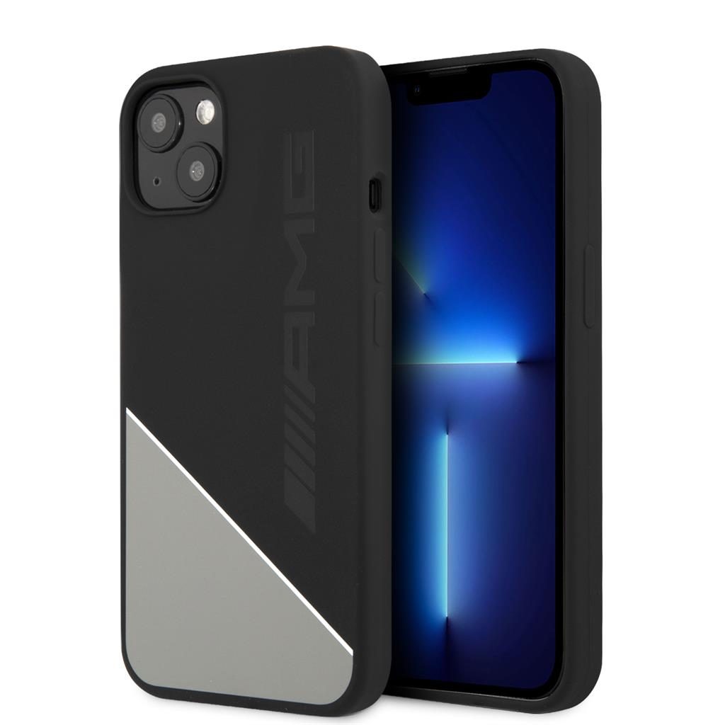 Apple iPhone 13 Mini AMG szilikon hátlap tok (fekete/szürke) - AMHCP13SWGDBK