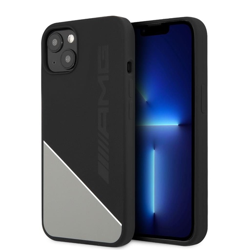 Apple iPhone 13 Mini AMG silicon husă spate (negru/gri) - AMHCP13SWGDBK