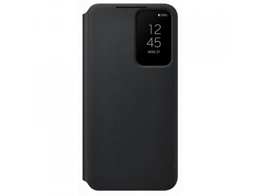 Samsung Galaxy S22 transparent view original husă tip carte, negru, EF-ZS901CBE