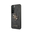 Samsung Galaxy S22+ Guess PU 4G Metal Logo tok (Szürke) - GUHCS22M4GMGGR