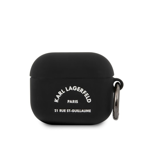 Apple AirPods 3 Karl Lagerfeld Rue St Guillaume husă (Negru) – KLACA3SILRSGBK