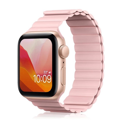 Apple Watch Series 1/2/3/4/5/6(38/40mm) Kingxbar magnetic curea, roz
