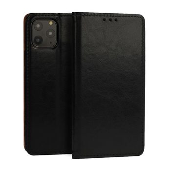 Apple iPhone 13 Pro original piele husă tip carte (Negru)