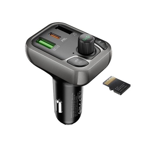Borofone BC38 FM transmitter, negru