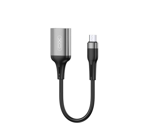 XO NB201 micro USB OTG adapter (Negru) – USB 2.0, 480 Mbps transfer de date