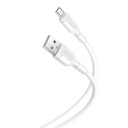 XO NB212 micro USB adatkábel (Fehér) – 2.1A