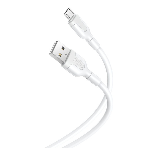 XO NB212 micro USB cablu de date (Alb) – 2.1A