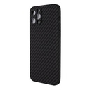 Samsung Galaxy S21 Ultra aramid carbon ütésálló ultravékony hátlap tok, (Fekete)