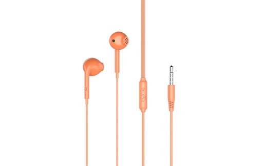 XO EP28 cu fir căști (Roșu-portocaliu) – jack 3,5 mm cu conector
