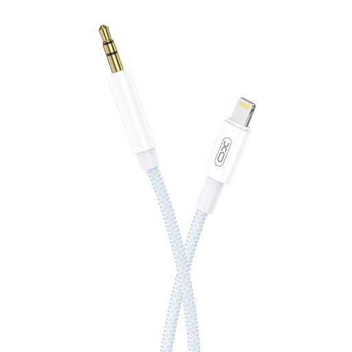 XO NB-R211A Lightning–3.5 mm audio cablu (Alb–Albastru)