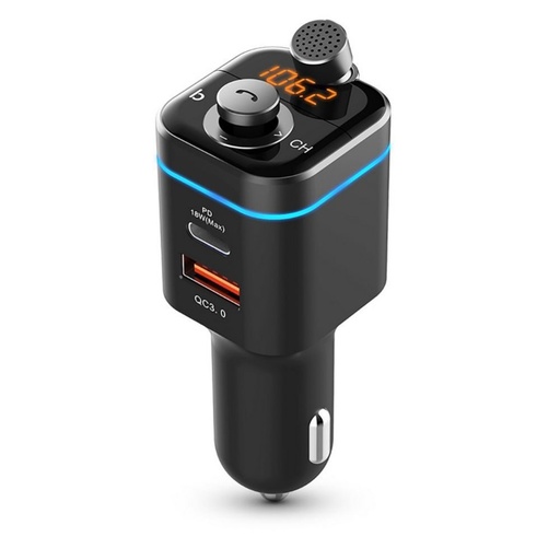 Tech Protect C72 PRO FM transmitter, negru