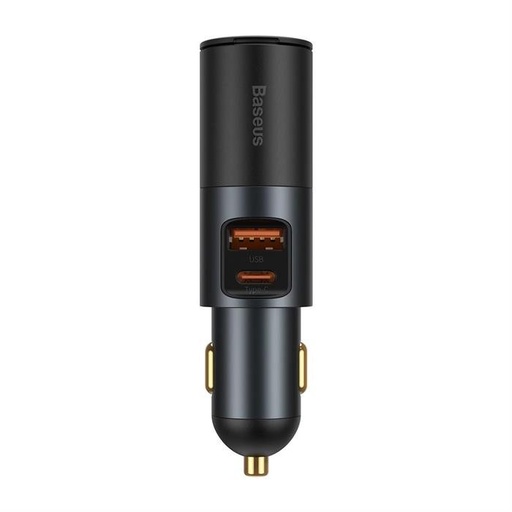 Baseus CCBT-C0G auto încărcător rapid (PD + QC încărcare), gri