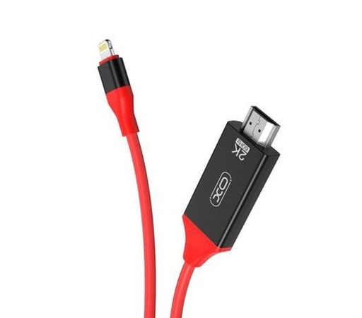 XO GB006 lightning conector - HDMI adaptor, negru