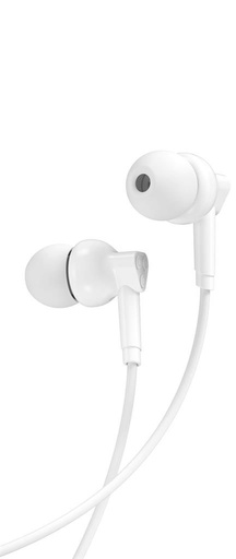 XO EP33 cu fir căști, cu microfon, 3,5mm Jack cu conector, alb