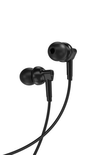 XO EP33 cu fir căști, cu microfon, 3,5mm Jack cu conector, negru