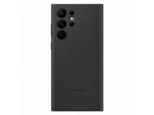Samsung Galaxy S22 Ultra silicone cover original husă spate, negru - EF-PS908TBE