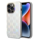Apple iPhone 14 Pro Karl Lagerfeld Iridescent Monogram tok (Ezüst) – KLHCP14LLGMMSV3