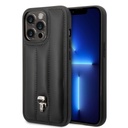 Apple iPhone 14 Pro Max Karl Lagerfeld Quilted Puffy Ikonik Logo tok (Fekete) – KLHCP14XPSQPK