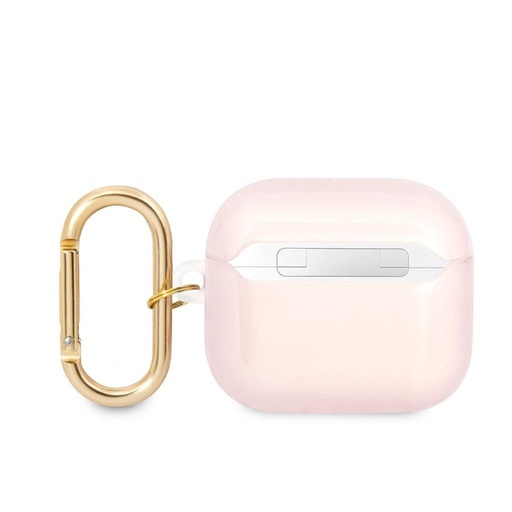 AirPods 3 Guess TPU Printed Stripe husă (Roz) – GUA3HHTSP