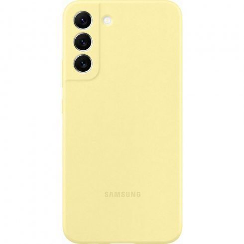 Samsung Galaxy S22 Silicone Cover husă (Galben)