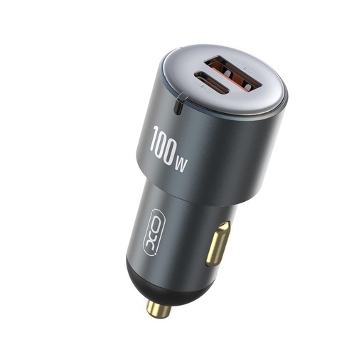 XO CC47 auto încărcător rapid (PD + QC încărcare), gri
