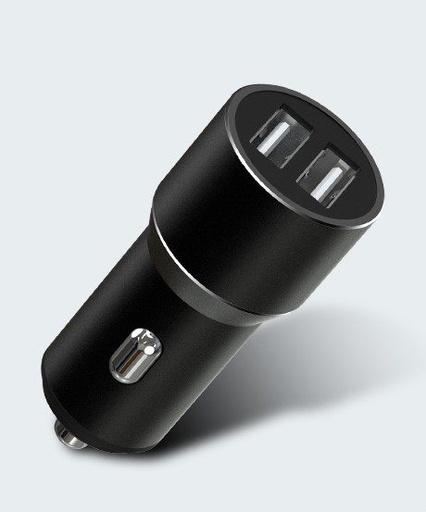 XO CC30 auto încărcător (2xUSB port), negru