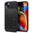 Apple iPhone 14 Spigen slim armor ütésálló hátlap tok (Fekete)