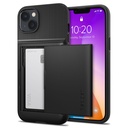 Apple iPhone 14 Spigen slim armor CS ütésálló hátlap tok (Fekete)