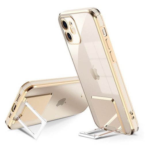 Apple iPhone 7/8/SE 2020/SE 2022 luxury cu suport husă spate (Auriu)
