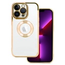 Apple iPhone 13 Beauty átlátszó hátlap tok (Arany)