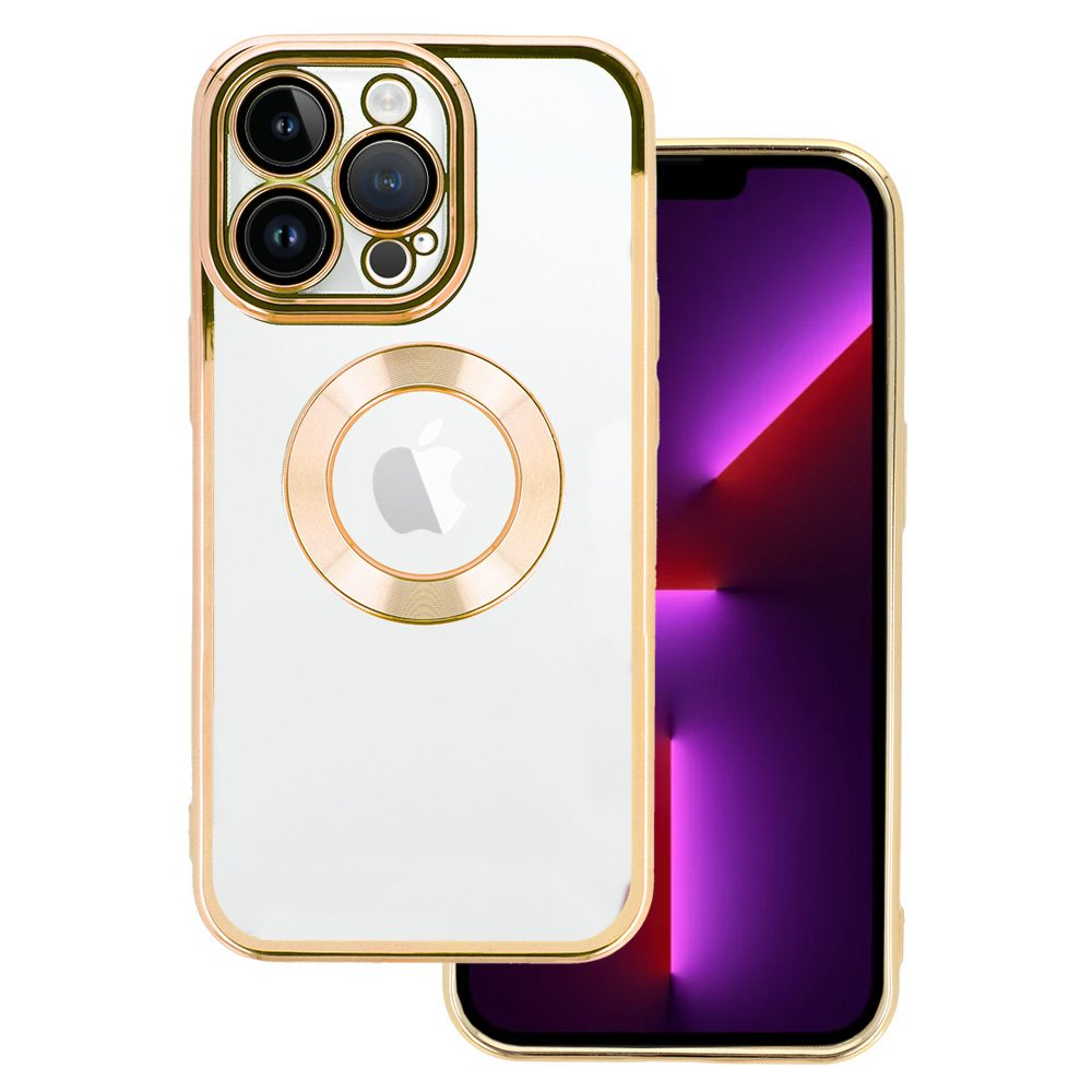 Apple iPhone 14 Pro Beauty átlátszó hátlap tok (Arany)