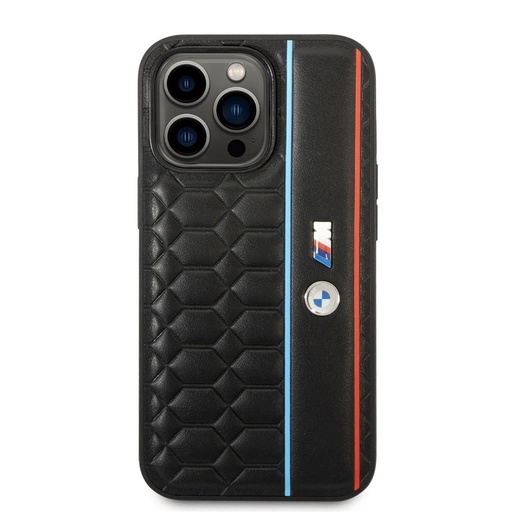 Apple iPhone 14 Pro BMW M Hexagon cu model husă (Negru) - BMHCP14L22PGVK