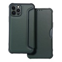 Xiaomi Redmi Note 11 4G/Redmi Note 11S 4G Razor mágneses ütésálló notesz tok, (Sötétzöld)