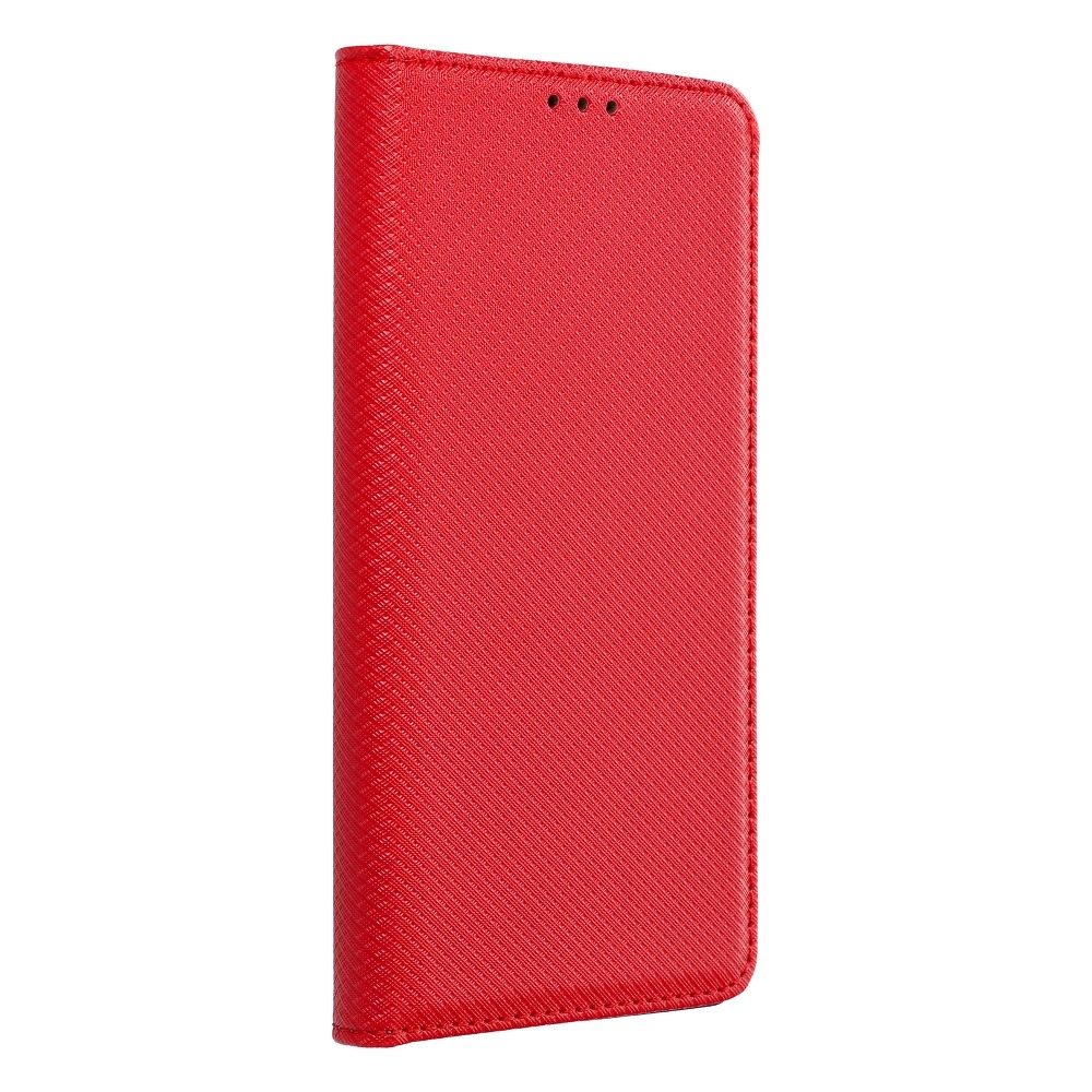 Apple iPhone 13 Mini smart book mágneses notesz tok (Piros)