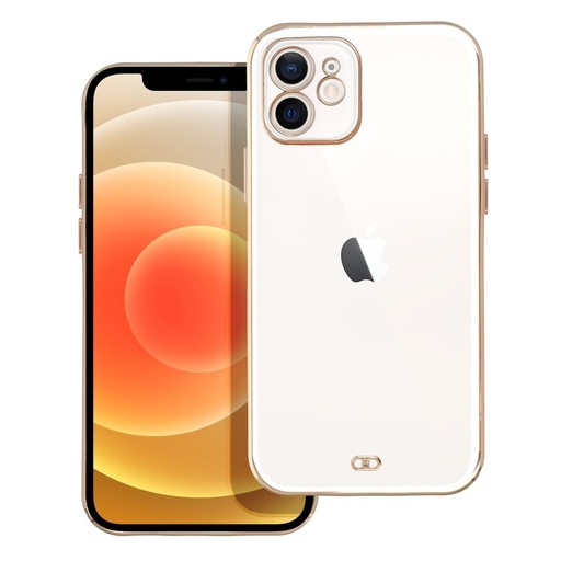 Apple iPhone 12 Forcell lux silicon husă spate (Alb)