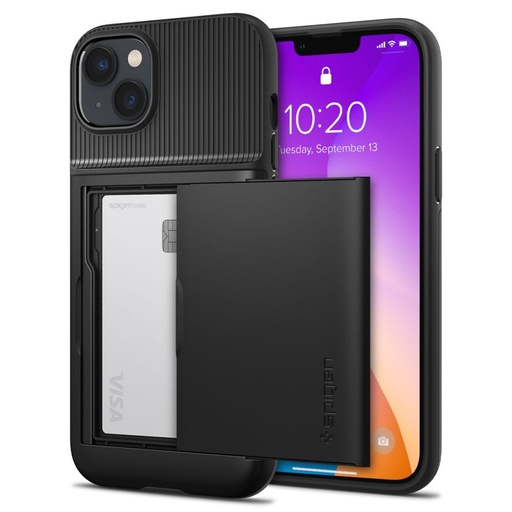 Apple iPhone 14 Pro Max Spigen slim armor CS anti-șoc husă spate (Negru)