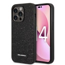 Apple iPhone 14 Pro Karl Lagerfeld Glitter Plague tok (Fekete) – KLHCP14LG2ELK