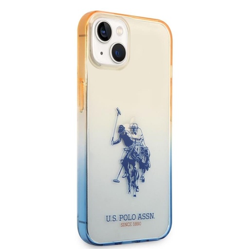 Apple iPhone 14 U.S. Polo double horse bumper husă spate (Albastru) - USHCP14SUGRBR