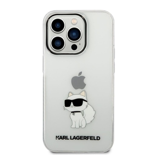Apple iPhone 14 Pro Max Karl Lagerfeld IML Choupette NFT husă (Transparent) – KLHCP14XHNCHTCT