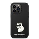 Apple iPhone 14 Pro Max Black Karl Lagerfeld Liquid Silicone Choupette NFT tok (Fekete) – KLHCP14XSNCHBCK
