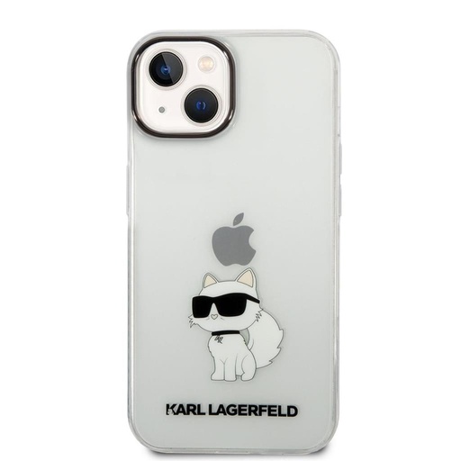 Apple iPhone 14 Karl Lagerfeld IML Choupette NFT husă (Transparent) – KLHCP14SHNCHTCT