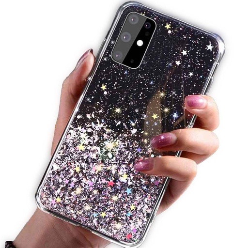 Apple iPhone 14 Plus glue glitter husă spate (Negru)