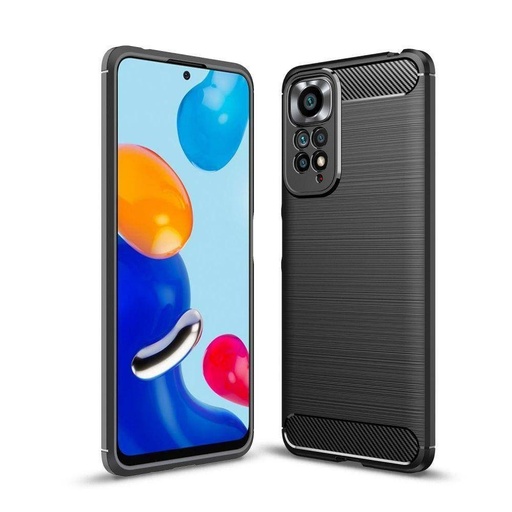 Xiaomi Redmi Note 11 4G/Redmi Note 11S 4G Tech Protect TPU Carbon husă spate, (Negru)