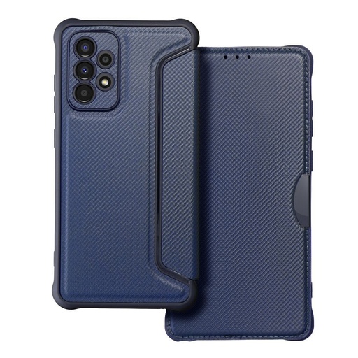 Samsung Galaxy A53 5G Razor magnetic anti-șoc husă tip carte (Albastru)