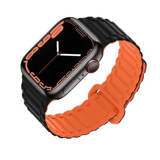 Apple Watch 38 / 40 / 41 mm Hoco WA06 flexibil magnetic silicon curea negru